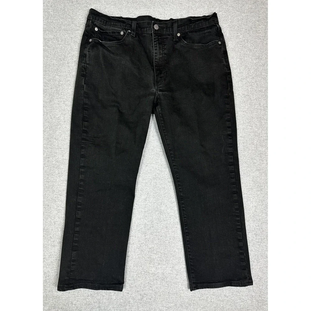 Levis 514 Jeans Mens 36X24‎ Short Black Straight Leg Denim Levi's Premium Pants